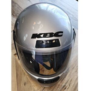 KBC TK 77 Grey On Road Full Face Motorcycle Helmet DOT Snell Sz S